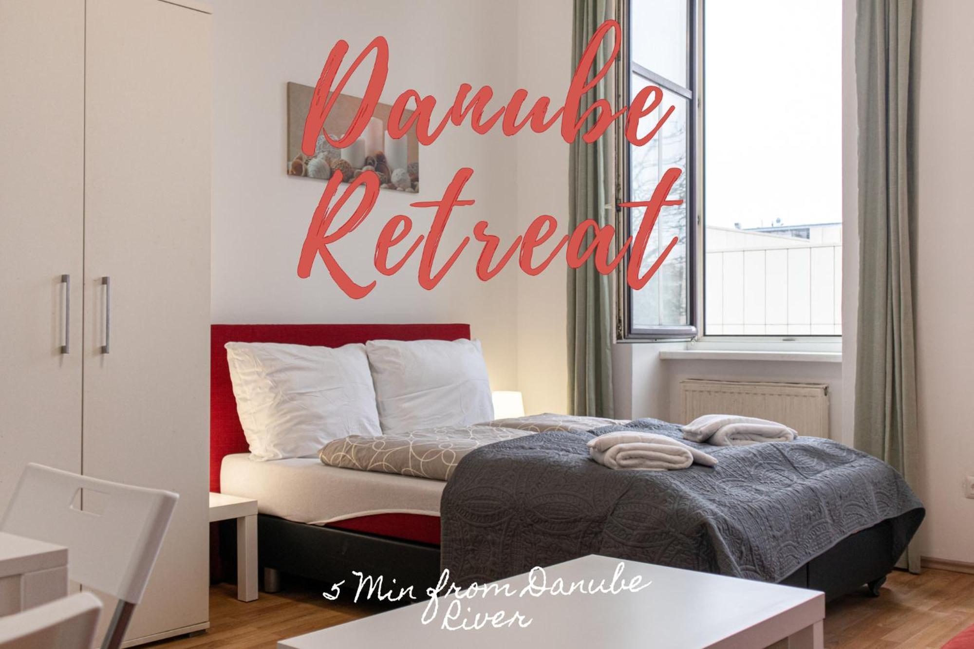 Homelike 2Br Apt. @Millenium Tower/Danube River Wien Eksteriør billede